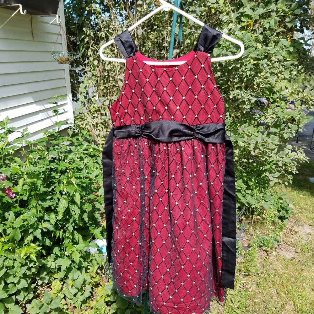 Girls red dress